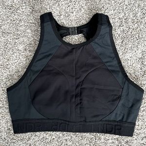 LNDR black high neck sports bra size large 8-10